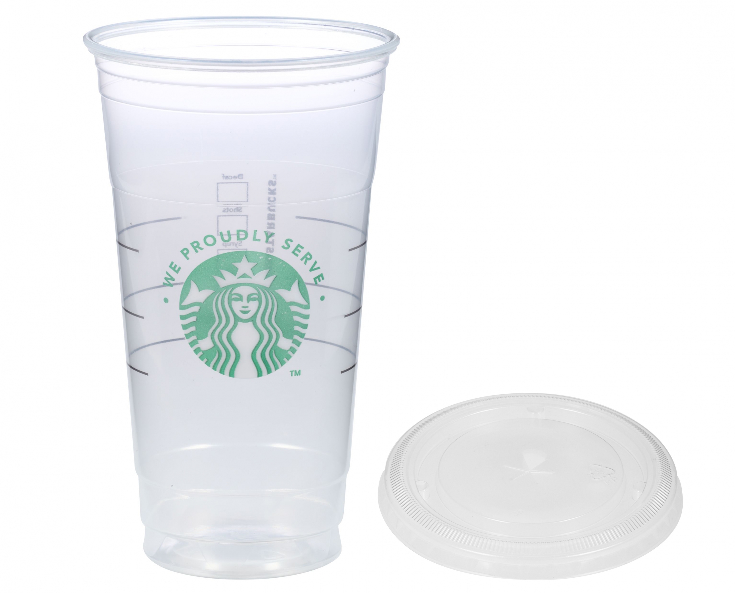 starbucks plastic cups