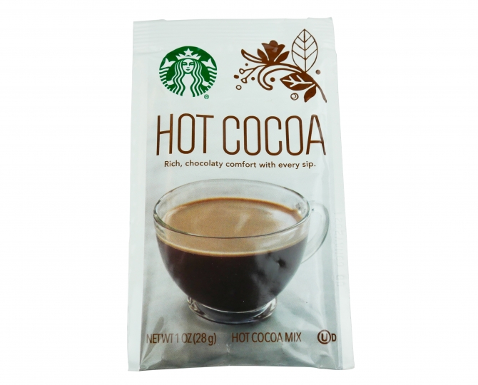 Starbucks Hot Cocoa 1oz Pouch Front